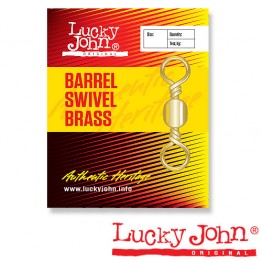 Вертлюги Lucky John Barrel Swivel Brass